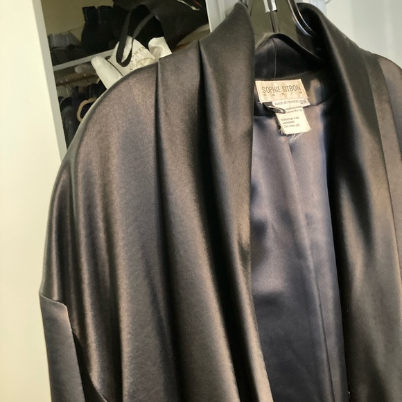 Silk Sophie Sitbon evening coat.size 6 - Picture 4 of 11
